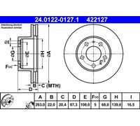 Disque De Frein D'Axe Avant Pour VOLVO 240 260