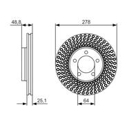 Disque De Frein D'Axe Avant Pour VOLVO V40