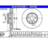 Disque De Frein D'Axe Avant Pour VW CALIFORNIA MULTIVAN TRANSPORTER