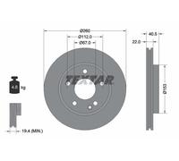 DISQUE DE FREIN DB P. W168 A-CLASA