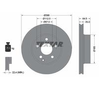 DISQUE DE FREIN DB P. W204 07-