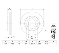 DISQUE DE FREIN DB P. W220 00-