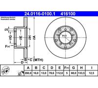 DISQUE DE FREIN DB T. W164/W251 05-