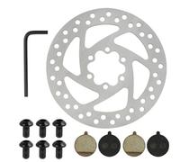 Disque de Frein de Vélo avec 2 Plaquettes de Frein, Rotor de Frein à Disque de Vélo 140mm, pour scooter électrique Segway Ninebot F20 F25 F30 F40 Compatible avec KUGOO M4 / M4 Pro Scooter Electrique