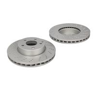 Disque de frein DELPHI BG4142C avant, ventilé, perforé, 2 pièce