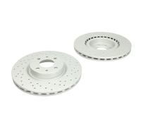 Disque de frein DELPHI BG4943C avant, ventilé, perforé, 2 pièce