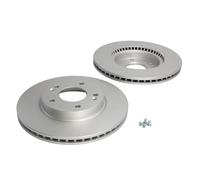 Disque de frein DELPHI BG4955C avant, ventilé, à haute teneur en carbone, 2 pièce