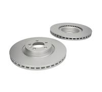 Delphi Disque de frein BG5064C ventilé pour VW Polo VI 2x