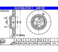Disque De Frein D'Essieu Avant Pour RENAULT ESPACE LAGUNA
