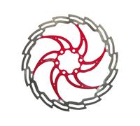 Xlc Brake Disc Rouge,Gris 160 mm Silver / Red