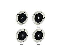 Disque de Frein en métal 12mm, Mise à Niveau, télécommande de Voiture, décoration Anti-métal, Compatible avec MN 1/12 MN128 MN86KS G500(Black)