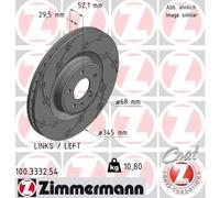 ZIMMERMANN 100.3332.54 Disque de frein