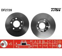 Disque De Frein Essieu Avant Pour CITROËN FIAT PEUGEOT BOXER DUCATO JUMPER