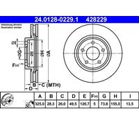 Disque De Frein Essieu Avant Pour JAGUAR XJ XK 8