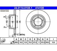 Disque De Frein Essieu Avant Pour LAND ROVER 110/127 90 DEFENDER DISCOVERY RANGE