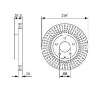 Disque De Frein Essieu Avant Pour MAZDA 6 CX-5