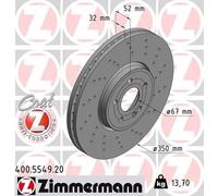 Disque De Frein Essieu Avant Pour MERCEDES-BENZ CLA GLA GLB
