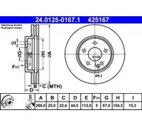 Disque De Frein Essieu Avant Pour MERCEDES-BENZ