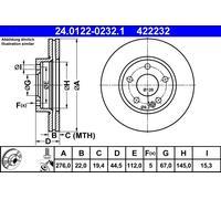 Disque De Frein Essieu Avant Pour MERCEDES-BENZ