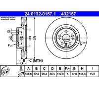 Disque De Frein Essieu Avant Pour MERCEDES-BENZ L CLASSE M CLASSE R