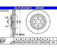 Disque De Frein Essieu Avant Pour NISSAN NAVARA NP300 PATHFINDER