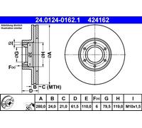 Disque De Frein Essieu Avant Pour OPEL RENAULT VAUXHALL MASTER MOVANO