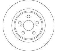 Disque De Frein Essieu Avant Pour TOYOTA YARIS