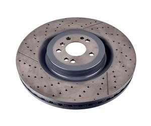 Disque de frein FEBI BILSTEIN 107723 avant, ventilé, rainuré, à haute teneur en carbone, 1 pièce