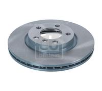 2x Disque de frein Essieu avant ventilé de l'intérieur 43925 FEBI BILSTEIN