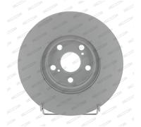 Disque de frein FERODO DDF1508C avant, ventilé, 2 pièce