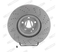 Disque de frein FERODO DDF1639C-1 avant, ventilé, perforé, 1 pièce