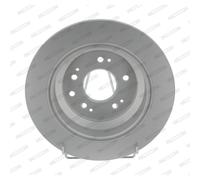 Disque de frein FERODO DDF1778C arrière, plein, 2 pièce