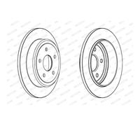 FERODO DDF1813C Disque de frein