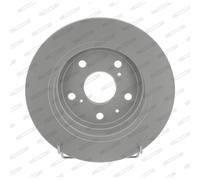 Disque de frein FERODO DDF2067C arrière, plein, 2 pièce