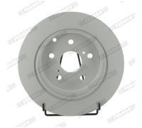 Disque de frein FERODO DDF2307C arrière, plein, 2 pièce