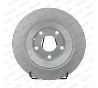 Disque de frein FERODO DDF2609C arrière, plein, 2 pièce