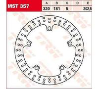 Disque De Frein Fixe Rond TRW MST357 ABS BMW K 1200 S 2008