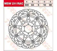 TRW Disques de frein Racing avant AVANT, MSW211RAC FLOTTANT