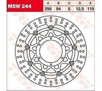 TRW Lucas Disque de frein MSW244 – Flottant