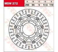 Disque De Frein Flottant Rond TRW MSW272 ABS Honda CBR 250 R 2011-2014
