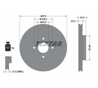 DISQUE DE FREIN FORD P. FIESTA 12-/B-MAX