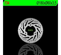 NG BRAKE DISK Disque de frein arrière 734 Ø180 x Ø60 x 3,5 mm