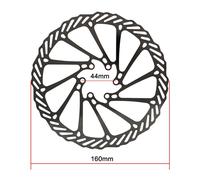 Disque De Frein Hydraulique Pour Vélo De Montagne, 160/180/203mm, Avec 6 Boulons Pour Shimano, Alivio/Deore