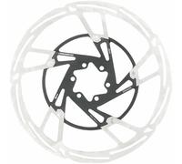 DISQUE DE FREIN JAGWIRE PRO LR2 6 TROUS 203 mm ARGENT/NR - DCR063 -