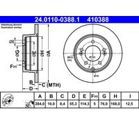 DISQUE DE FREIN JEEP T. COMPASS/PATRIOT 2.0-2.4 06-