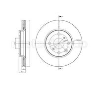 Disque De Frein Metelli 23-0834C pour Citroën Peugeot Toyota