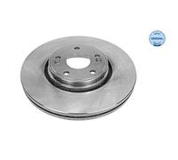2x Disque de frein Essieu avant ventilé 16-15 521 0015 MEYLE pour RENAULT