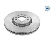 MEYLE 2x Disque de Frein Avant Ø314 MM Ventilé pour Saab 9-3 Cabriolet YS3F 1.8