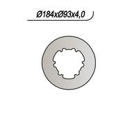 Disque De Frein Fixe NG Fantic Motor 6 Trous 184 X 93 X 4