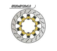 DISQUE DE FREIN NG 722 320MM FLOTTANT POUR HUSQVARNA 125 SM S 2000-2012